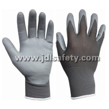 Nylon Knitted Working Gloves with Foam Nitrile Coated Glove (N1566)